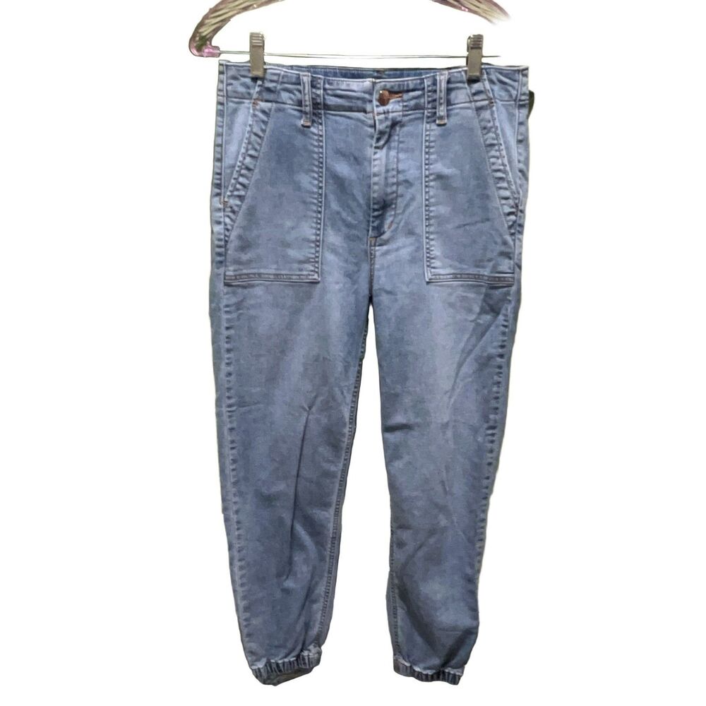 Joe's Denim Jogger Pants Men's Size 28 Light Blue Cotton Spandex Cuffed